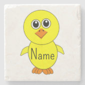 Cute Chick Thunder_Cove Stenen Onderzetter (Voorkant)