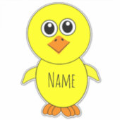 Cute Chick Thunder_Cove Sticker (Voorkant)