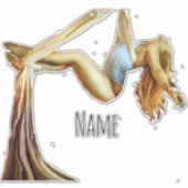 Cute Chick Thunder_Cove Sticker (Voorkant)