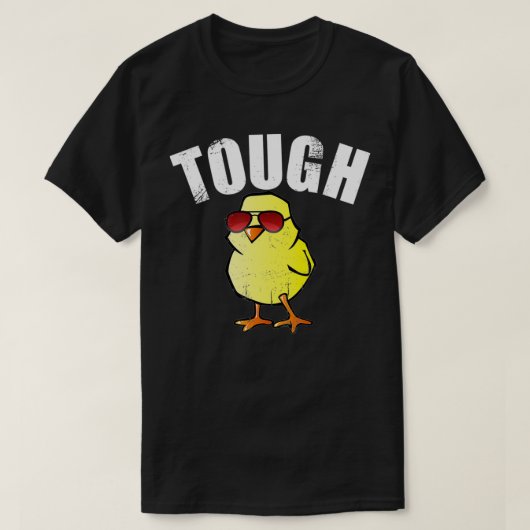Cute Chick TOUGH CHICK  Baby Chick Feminist Empowe T-shirt (Design voorkant)