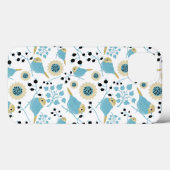 Cute Chickadee Bird Pattern Art Case-Mate iPhone Case (Achterkant (horizontaal))