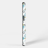Cute Chickadee Bird Pattern Art iPhone Hoesje (Rechterkant)