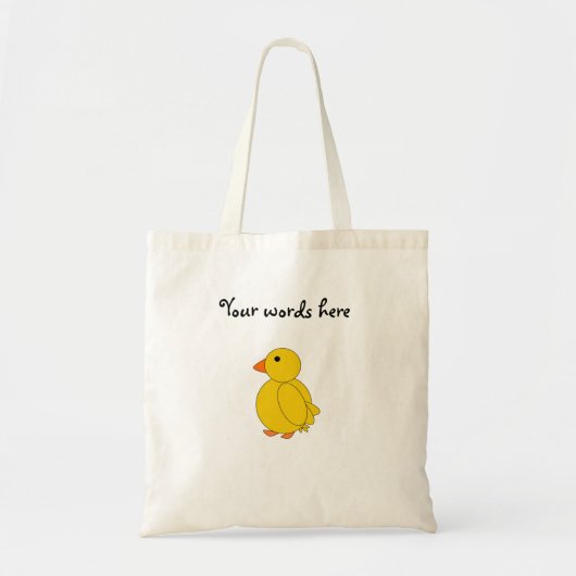 Cute chickadee tote bag (Voorkant)