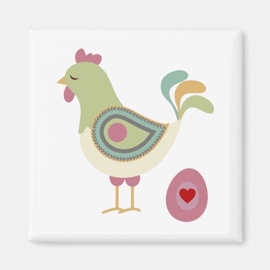 Cute Chicken and the Egg Magneet (Voorkant)
