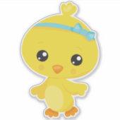 Cute Chicken, Baby Chicken, Chick, Little Chicken Sticker (Voorkant)