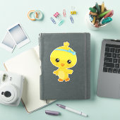 Cute Chicken, Baby Chicken, Chick, Little Chicken Sticker (iPad Cover)