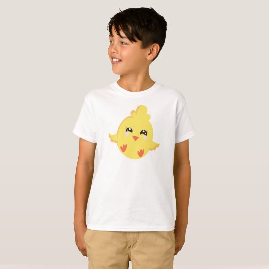 Cute Chicken, Baby Chicken, Little Chicken, Chick T-shirt (Voorkant volledig)