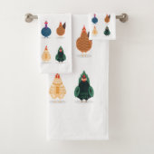 Cute Chicken Bad Handdoek (Insitu)