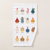 Cute Chicken Bad Handdoek (Handdoek)
