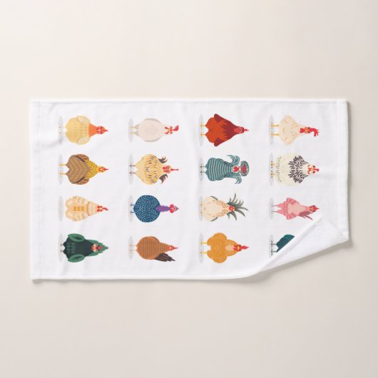 Cute Chicken Bad Handdoek (Handdoek)