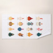 Cute Chicken Badhanddoek (Badhanddoek)