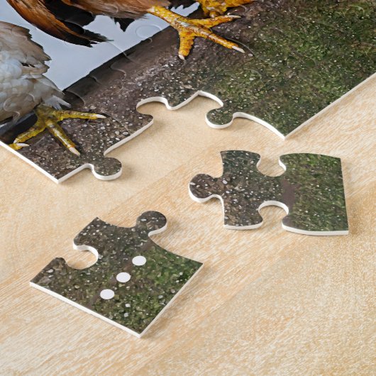 Cute Chicken Boerderij Birds Puzzle Legpuzzel (Zijkant)