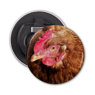 CUTE CHICKEN BUTTON FLESOPENER