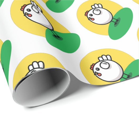Cute Chicken Cadeaupapier (Rol Hoek)