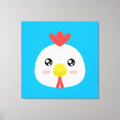 Cute Chicken Canvas Afdruk (Voorkant)