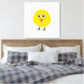 Cute Chicken cartoon Canvas Afdruk (Insitu (Slaapkamer))