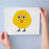 Cute Chicken cartoon Flyer (Hand)
