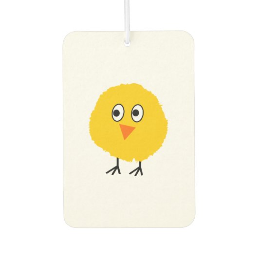 Cute Chicken cartoon Luchtverfrisser (Voorkant)