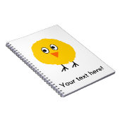 Cute Chicken cartoon Notitieboek (Rechterzijde)