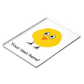 Cute Chicken cartoon Notitieboek (Linkerzijde)