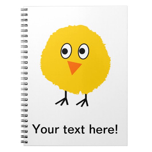 Cute Chicken cartoon Notitieboek (Voorkant)