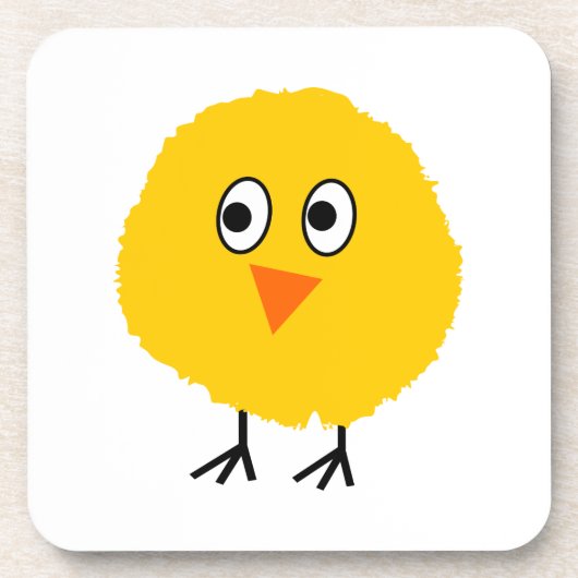 Cute Chicken cartoon Onderzetter (Voorkant)