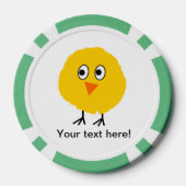 Cute Chicken cartoon Pokerchips (Achterkant)