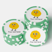 Cute Chicken cartoon Pokerchips (Opstapeling)
