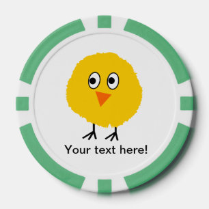 Cute Chicken cartoon Pokerchips