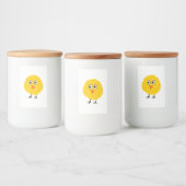 Cute Chicken cartoon Voedselcontainer Etiket (Flessen)