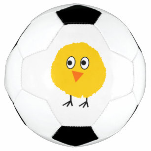 Cute Chicken cartoon Voetbal