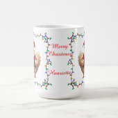 Cute Chicken Christmas Mug Koffiemok (Center)