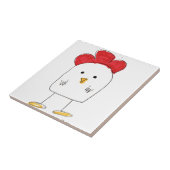Cute Chicken Dolby Doodle Tegeltje (Zijkant)