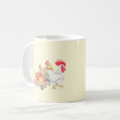 Cute Chicken Family Mug Koffiemok (Voorkant links)