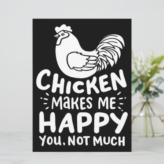 Cute Chicken Farmer Sarcastic| Gift for Father Day (Staand voorkant)