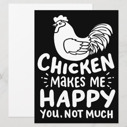 Cute Chicken Farmer Sarcastic| Gift for Father Day (Voorkant / Achterkant)