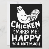 Cute Chicken Farmer Sarcastic| Gift for Father Day (Voorkant)