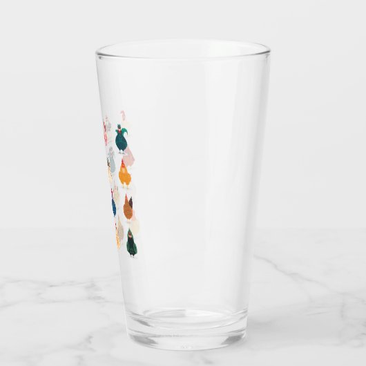 Cute Chicken Glas (Links)