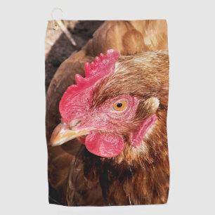 CUTE CHICKEN GOLFHANDDOEK