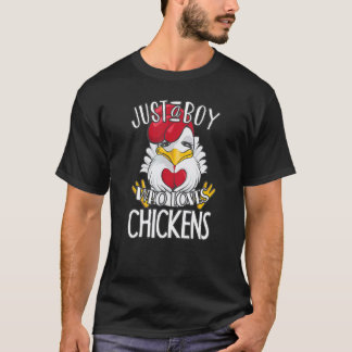 Cute Chicken Grafisch Voor Jongens Mannen Kinderen T-shirt