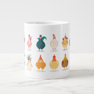 Cute Chicken Grote Koffiekop