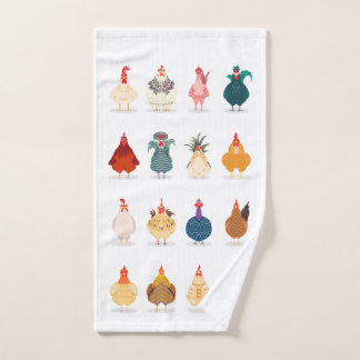 Cute Chicken Handdoek