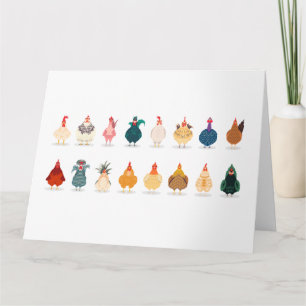 Cute Chicken Kaart