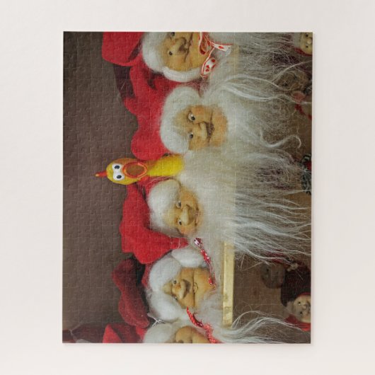 Cute Chicken Kerstpuzzle! Legpuzzel (Verticaal)