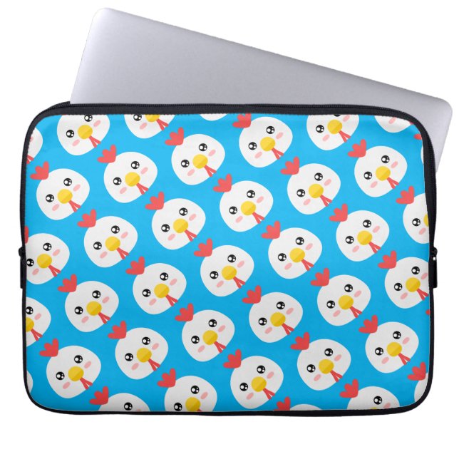 Cute Chicken Laptop Sleeve (Voorkant)