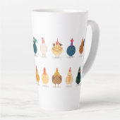 Cute Chicken Latte Mok (Rechterhoek)