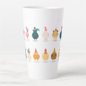 Cute Chicken Latte Mok (Voorkant)