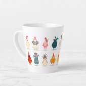 Cute Chicken Latte Mok (Linkerhoek)