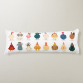 Cute Chicken Lichaamskussen (Voorkant)