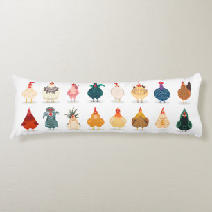 Cute Chicken Lichaamskussen